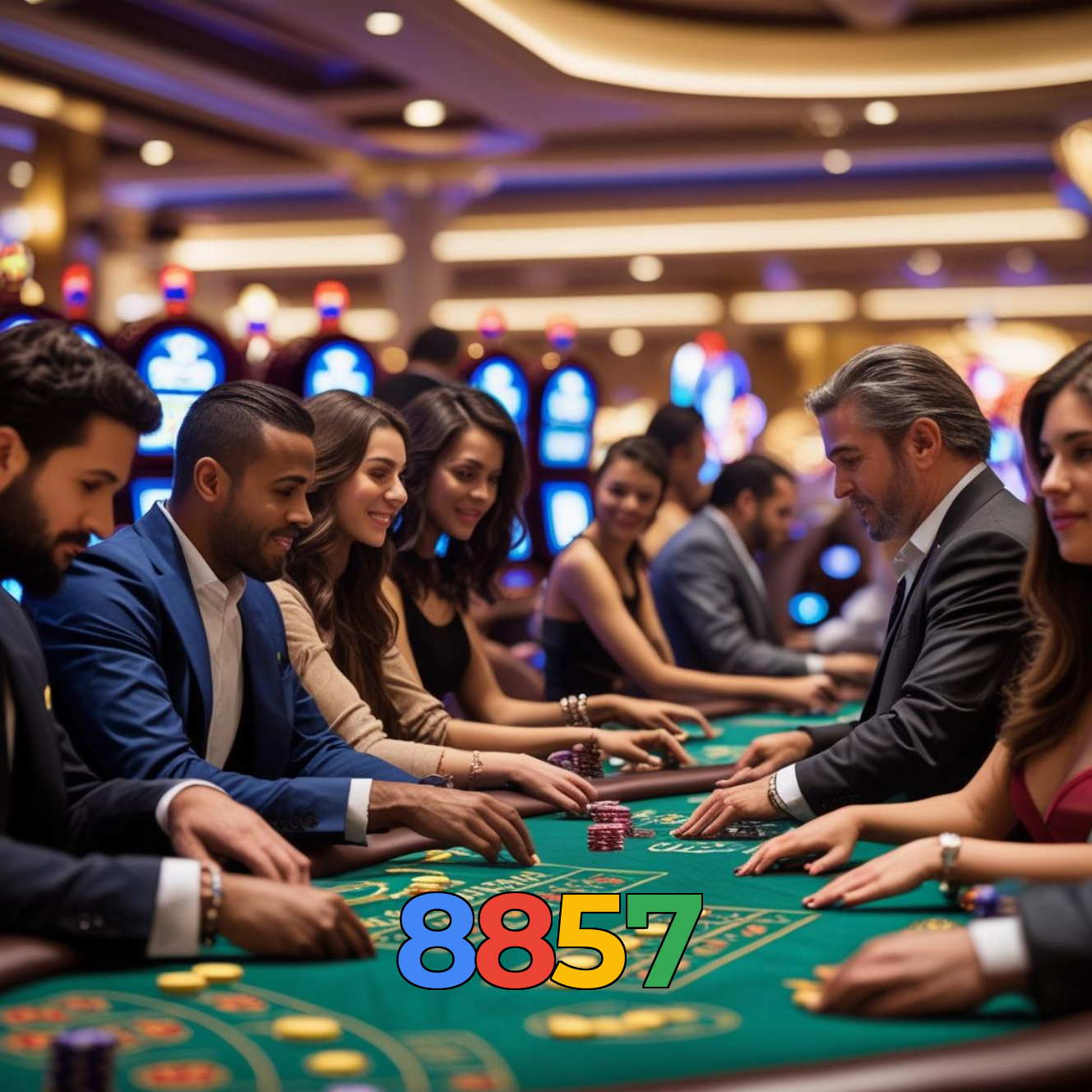 8857：Prepare-se para a ação! Jogue blackjack e vença como nunca!