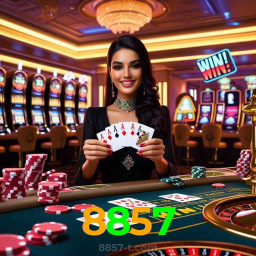 8857：Aposte nas mesas de poker e mostre quem é o mestre das cartas!