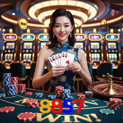 8857：Jogue blackjack, poker e aposte no futebol para vitórias épicas!